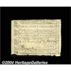 North Carolina December 1768 40s Choice