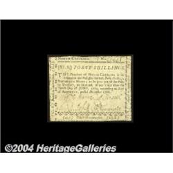 North Carolina December 1768 40s Choice