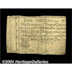 North Carolina December 1771 1s Very Good. A