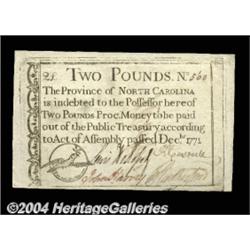 North Carolina December 1771 L2 Choice About