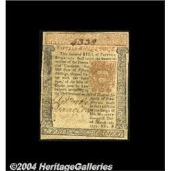 Pennsylvania March 20, 1771 15s Extremely