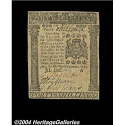 Pennsylvania December 8, 1775 40s Choice