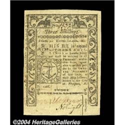 Rhode Island May 1786 3s Choice About New. A