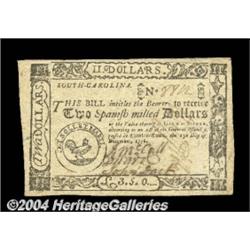 South Carolina December 23, 1776 $2 Choice