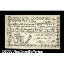 South Carolina February 8, 1779 $60 Choice