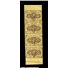 Image 1 : Fr. 1230 5c First Issue Vertical Strip of Four