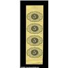 Image 2 : Fr. 1230 5c First Issue Vertical Strip of Four