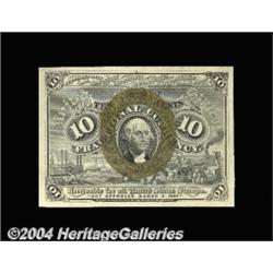 Fr. 1245 10c Second Issue Superb Gem New. A