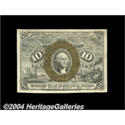 Fr. 1245 10c Second Issue Gem New. Huge