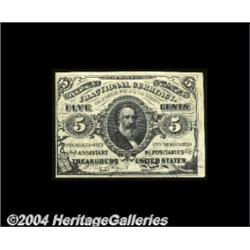 Fr. 1238 5c Third Issue Inverted Back Choice