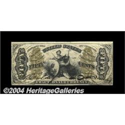 Fr. 1356 50c Third Issue Justice Very Choice