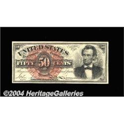 Fr. 1374 50c Fourth Issue Lincoln Gem New. A