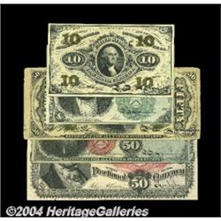 Five Different Types. Fr. 1255 Choice New, Fr.