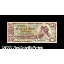 Series 521 $10 MPC Replacement Very Fine. A