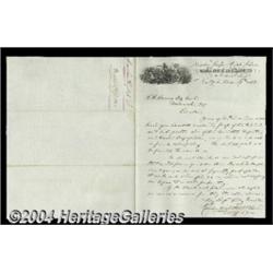 Rawdon, Wright, Hatch & Edson 1852 Letter. A