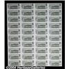 Image 2 : BC-46b $1 1973 Uncut Sheet of 40. Choice-Gem