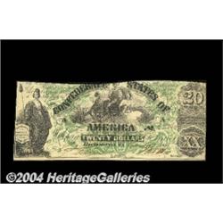 T17 $20 1861. Although this brightly colored