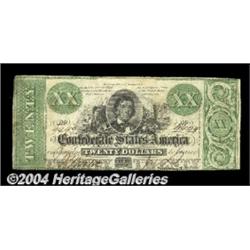 T21 $20 1861. A couple of tiny edge repairs at