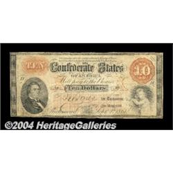 T24 $10 1861. This attractive example has