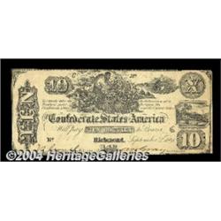 T29 $10 1861. A rather high grade example of