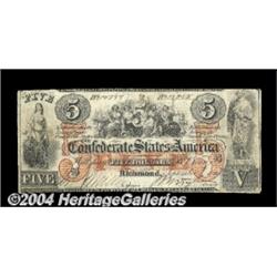 T31 $5 1861. Very Fine+++, CC. A beautiful