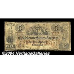 T31 $5 1861. A problem-free uncancelled