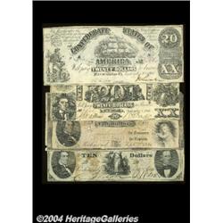 Four 1861 Types.T18 $20 1861 About