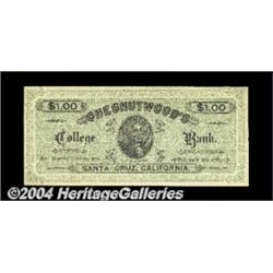 Santa Cruz, CA - Chesnutwood's College Bank $1