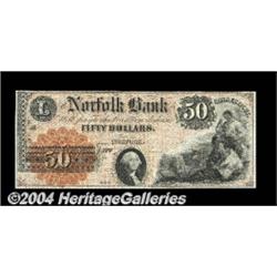 Norfolk, CT- Norfolk Bank $50 G16aA colorful