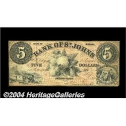 Jacksonville, FL - Bank of St. John $5 Jan. 2,