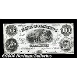 Columbus, GA - Bank of Columbus $10 Sept. 1,