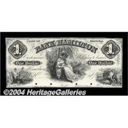 Hamilton, GA- Bank of Hamilton $1 UNL ProofAn