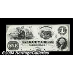 Morgan, GA- Bank of Morgan $1 UNL ProofAn