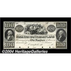 Annapolis, MD- Farmers Bank of Maryland $100