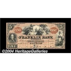 Baltimore, MD- Franklin Bank of Baltimore $5