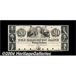Baltimore, MD- The Hamilton Bank $20 G8 Shank