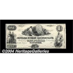 Baltimore, MD- Howard Street Savings Bank $1