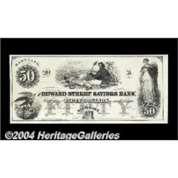 Baltimore, MD- Howard Street Savings Bank $50