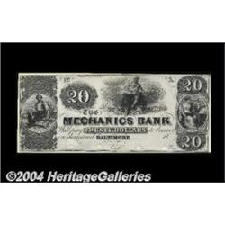 Baltimore, MD- Mechanics Bank of Baltimore $20