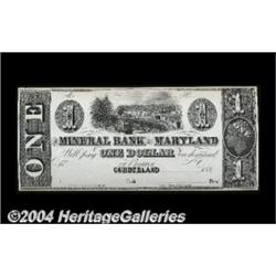 Cumberland, MD- Mineral Bank of Maryland $1 G2
