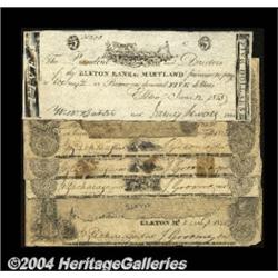 Elkton Bank 1813-26.Elkton, MD- Elkton Bank of