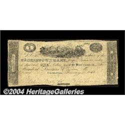 Hagerstown, MD- Hagerstown Bank $1 Jan. 6,