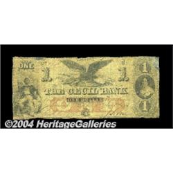 Port Deposit, MD- The Cecil Bank $1 Aug. 2,