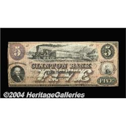Westernport, MD- Clinton Bank $5 Oct. 31, 1859