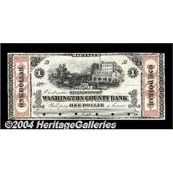 Williamsport, MD- Washington County Bank $1