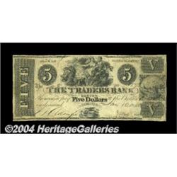 Boston, MA- The Traders Bank $5 Jan. 16, 1840