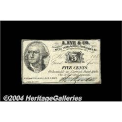 Falmouth, MA- A. Nye & Co. 5ó Jan. 1, 1863A