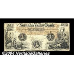 Brownville, NE- The Nemaha Valley Bank $1