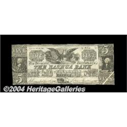 Nashua, NH- The Nashua Bank $5 Sept. 20, 1844