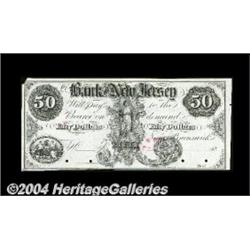 New Brunswick, NJ- Bank of New Jersey $50 UNL